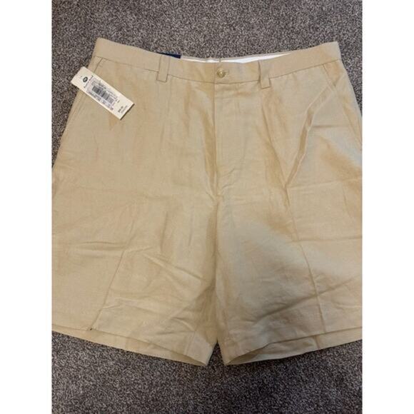 AUSTIN‎ REED LONDON MENS LINEN AND SILK SHORTS SIZE 36W NWT - Picture 1 of 3